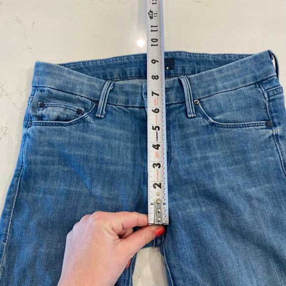 Mother The Looker Crop Skinny Jeans In French Quarter Size 24 - Picture 10 of 11
